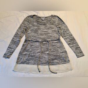 Maternity Knit Top with belt
